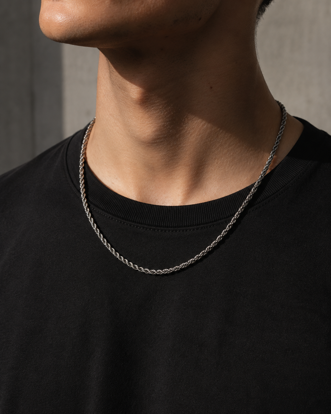 Infinite Twist Necklace - 4 mm