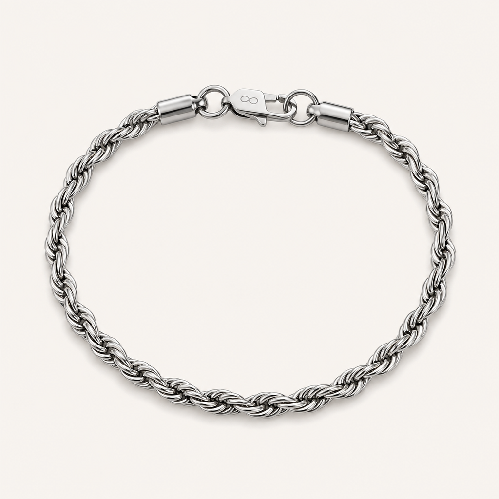 Infinite Twist Bracelet - 4 mm