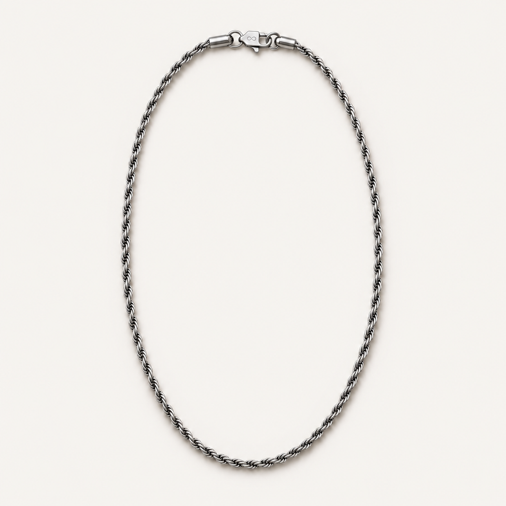 Infinite Twist Necklace - 4 mm